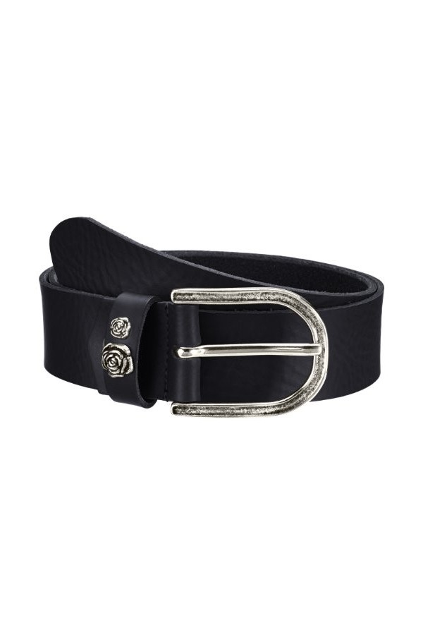MGM - Ceinture Femme - Roses, 3181 - Bleu marine 950-5 - FR : 100 Taille fabricant : 100 cm 