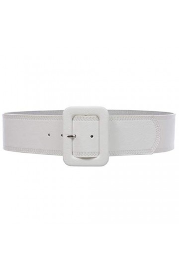 beltiscool - Ceinture - Femme - Blanc - L/XL - 40