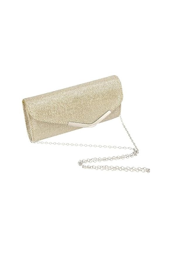 Sac de soirée pour femme - Petit sac à main à bandoulière - Sac à main de soirée à paillettes - Sac à main de mariage avec ch