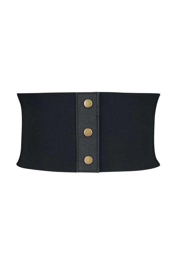 Gothicana by EMP Femme Ceinture noire avec laçage Standard