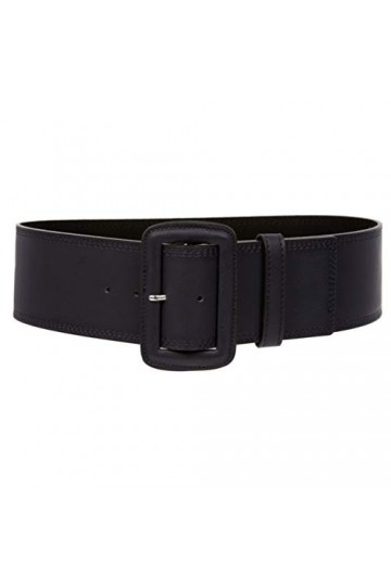 Ceinture en cuir rectangulaire pour femme 7,6 cm de large - Bleu - XS/S - 28"