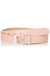 Calvin Klein CK Must Metal Loop Belt EMB 25MM Ceintures, Café au Lait, 80 Femme