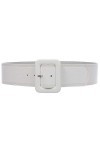 beltiscool - Ceinture - Femme - Blanc - L/XL - 40