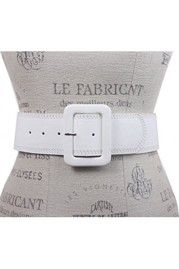 beltiscool - Ceinture - Femme - Blanc - L/XL - 40