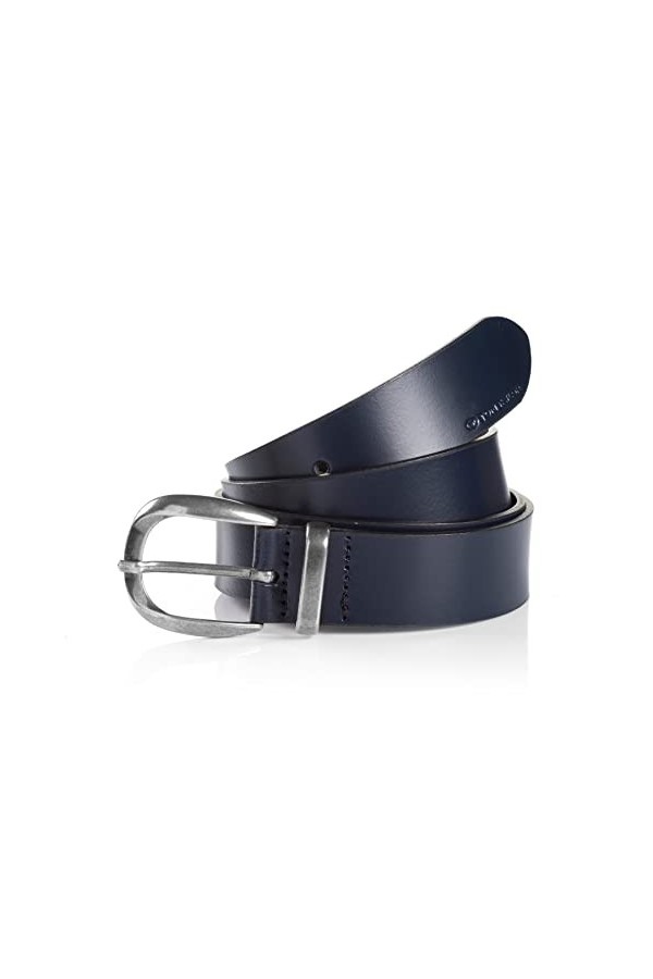 TOM TAILOR Ttbrook Ceinture, Bleu Marine, 95 cm Femme