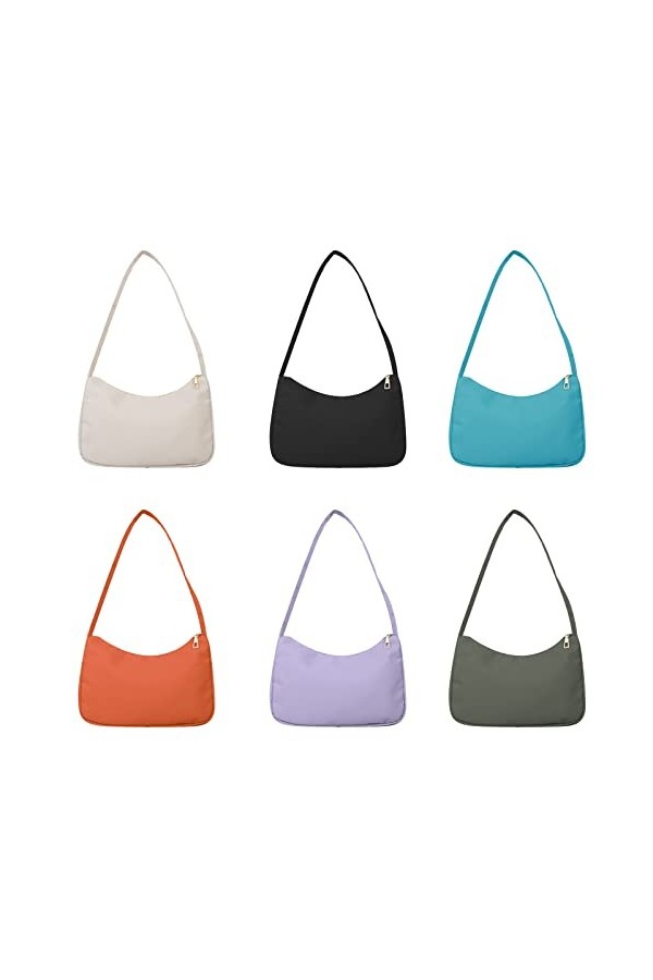 Sac à main en nylon pour femme - Sac à main de soirée - Sacs à bandoulière - Petit sac fourre-tout dété simple - Mini pochet