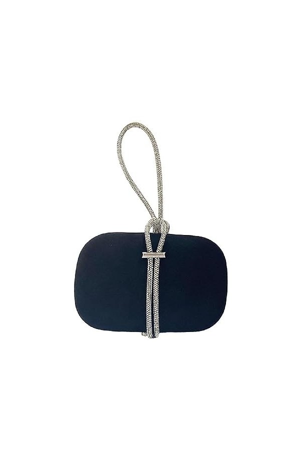 Sac fourre-tout en velours avec poignée - Sac de soirée formel - Sac à main élégant pour fête de mariage - Sac à main polyval