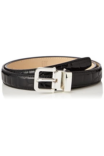 Anthoni Crown Ledergürtel Ceinture, Noir, 100 Femme