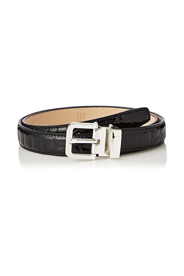 Anthoni Crown Ledergürtel Ceinture, Noir, 100 Femme