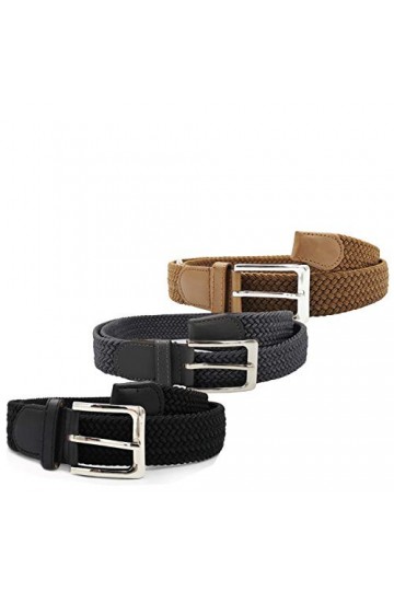 Gloop Femme, APPARELBELT, 1 × Noir 1 × Gris Foncé 1 × Marron, Longueur 130 CM hors boucle 