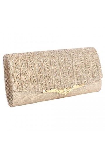 Monaghan Sac de Soirée Pour Femme Fête Banquet Paillettes Sac Pour Femmes Filles de Mariage Embrayages Sac À Main Chaîne Sac 