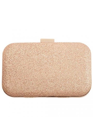 Mermshy Cuir PU DaHommes Mini Sac de soirée Mode Embrayage Banquet Sac Fille Sac à bandoulière Sac Messenger Bag, Or, or