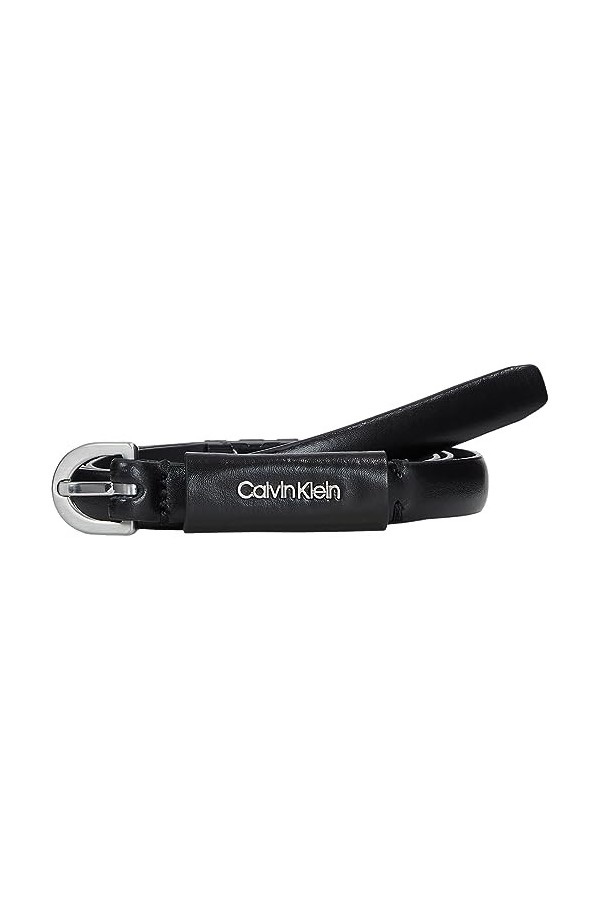 Calvin Klein Must Ceinture en métal 15 mm, CK Black, 100 Femme