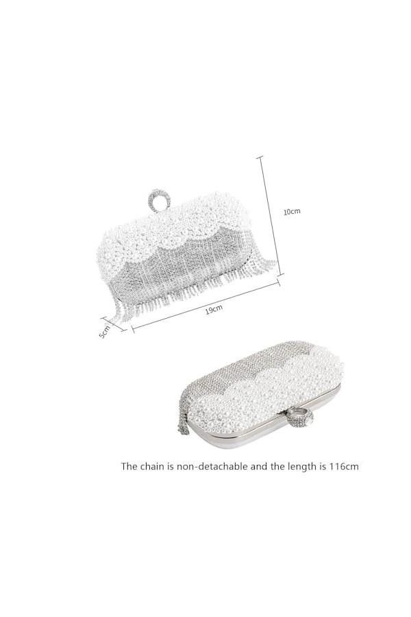 Hixingo Sac à main Femme, Sac de Soirée Multicolore Sac à Main Élégant Sac à Main de Mariage Pochettes de Mariage Cocktail po