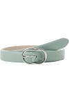 BRAX Ceinture en Cuir pour Femme, Matcha, 80 cm
