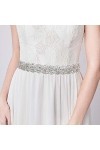 EVER FAITH Ceinture de mariée, ceinture de mariage, ceinture de cristal pour robe de demoiselle dhonneur, robe de bal, robe 