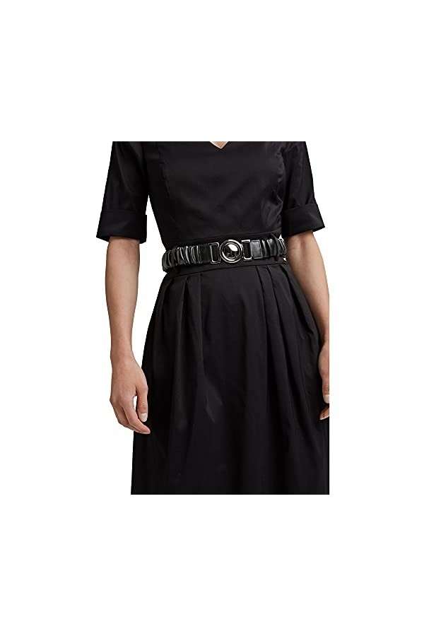 ESPRIT 051EA1S308 Ceinture Femme, Noir