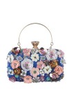 Hixingo Sac à main Femme, Sac de Soirée Multicolore Sac à Main Élégant Sac à Main de Mariage Pochettes de Mariage Cocktail po