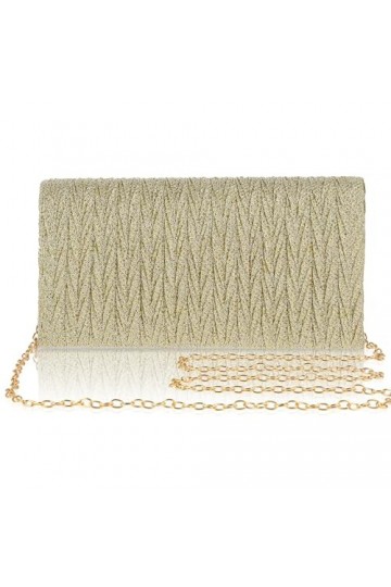 Giantree Femme Sac de soirée embrayage, classique Messenger sac à main avec chaîne amovible sac à bandoulière robe de soirée 