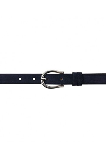 BRAX Ceinture en cuir brossé pour femme Bleu marine 105, bleu marine