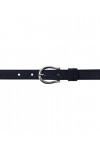 BRAX Ceinture en cuir brossé pour femme Bleu marine 105, bleu marine