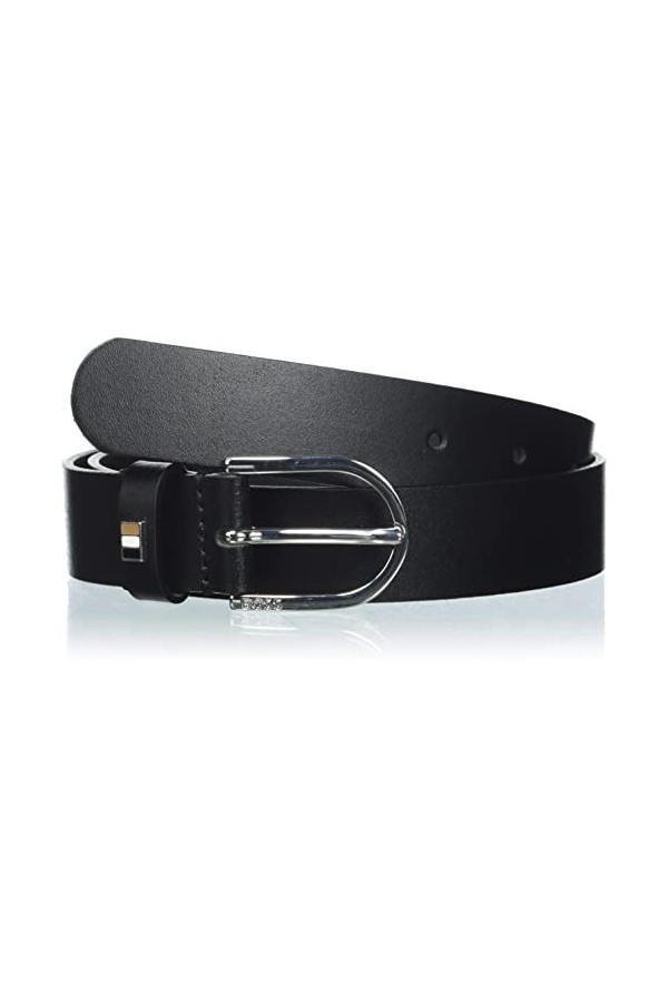 BOSS Drapeau Scarlet_Sz30 Ceinture pour femme Noir 1 90, Noir 1