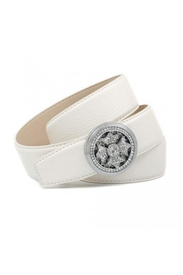 Anthoni Crown L1rr.t90 Ceinture, Blanc Weiss 090 , 110 Taille Fabricant: 95 Femme
