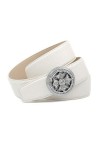 Anthoni Crown L1rr.t90 Ceinture, Blanc Weiss 090 , 110 Taille Fabricant: 95 Femme