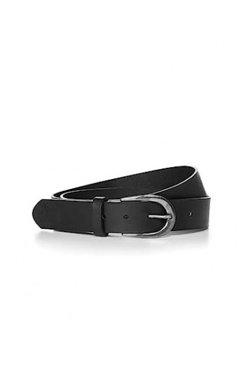 Street One A580693 Ceinture en Cuir, Noir, 85 cm Femme