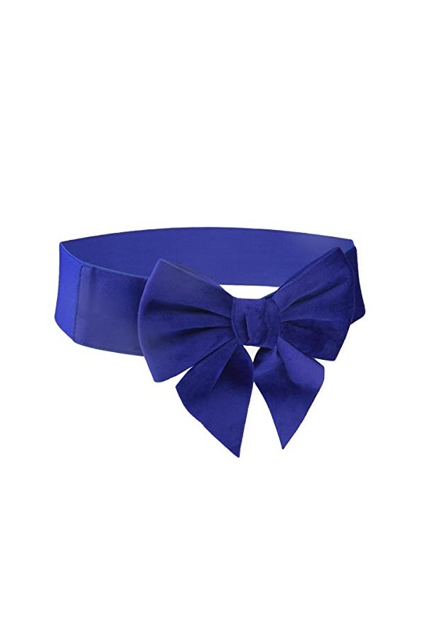 KYEYGWO Ceinture large avec nœud, ceinture élastique pour femme, ceinture à nœud tendance, ceinture extensible pour robe, man