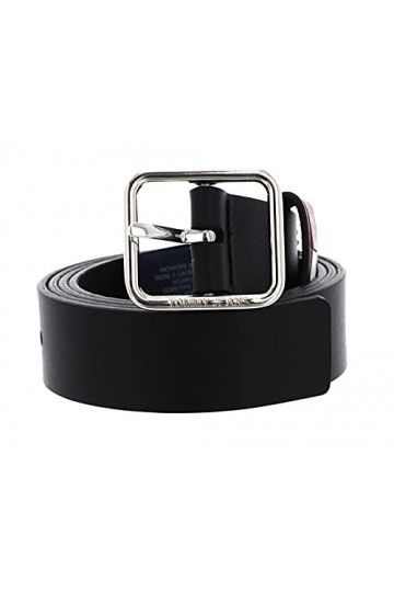 Tommy Jeans TJW Square Flag 3.0 Ceinture, Black, 80 Femme