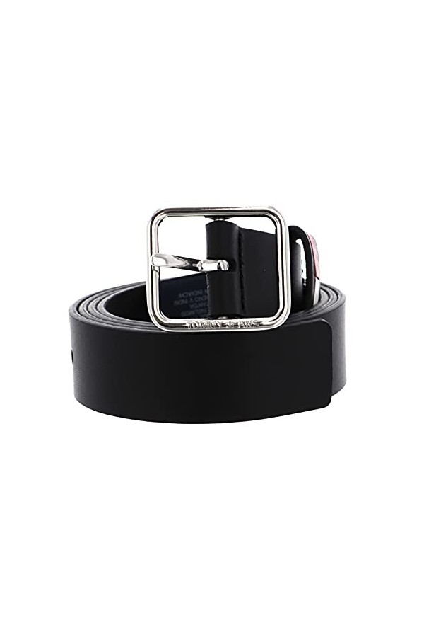 Tommy Jeans TJW Square Flag 3.0 Ceinture, Black, 80 Femme