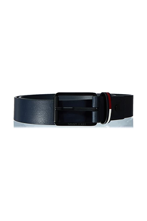 Tommy Jeans TJM New Leather ADJ 3.5 Ceinture, Twilight Navy, 80 Homme