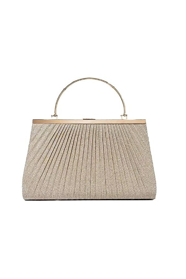 FUZYXIH Sac de soirée à paillettes pour femme, sac à main élégant pour fête, banquet, mariage, sac à main étincelant à bandou