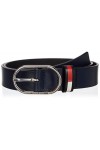 Tommy Jeans TJW Oval 3.0 Ceintures, Twilight Navy, 95 Femmes