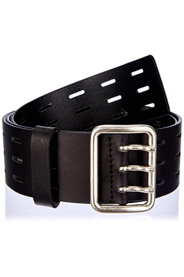 Sisley Belt 6G8ZWL002 Ceinture, Black 700, M Lot de 2 Femme