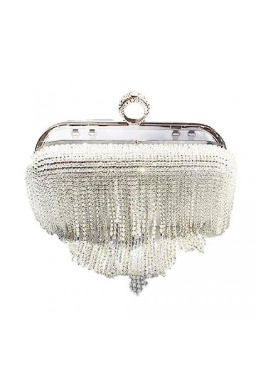 FUZYXIH Sac à bandoulière formel sac de soirée pour femme - Pochette de fête de mariage - Sacs à main pour femme - Avec chaîn