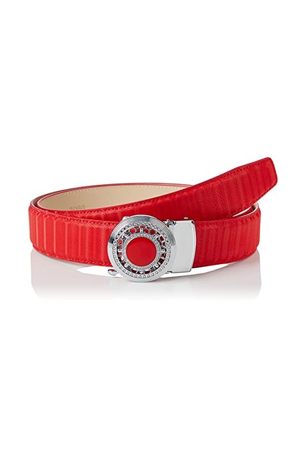 Anthoni Crown A623D60 Ceinture, Rot, 75 Femme