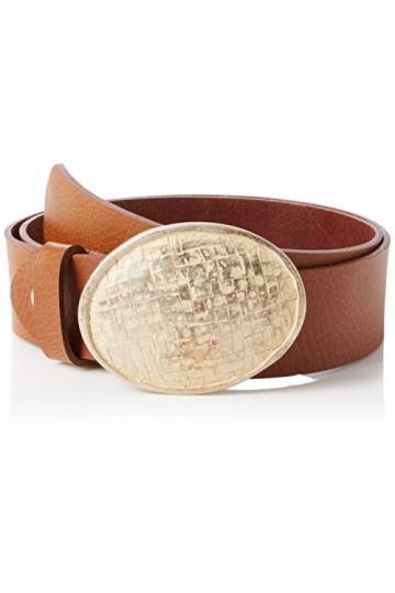 MGM Oval Mesh Ceinture, Marron Cognac-Latino , 90 Femme