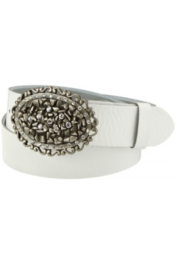 MGM Ceinture pour femme, Blanc blanc ., 90
