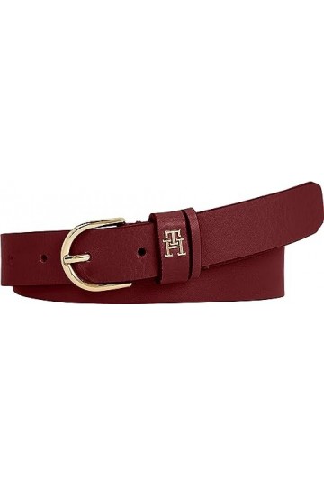 Tommy Hilfiger Th Intemporel 2.5 Ceintures, Rouge, 90 Femme