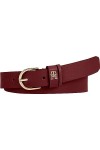 Tommy Hilfiger Th Intemporel 2.5 Ceintures, Rouge, 90 Femme