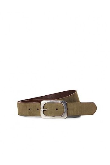 Cecil B580689 Ceinture en Cuir, Suede Kaki, 110 Femme