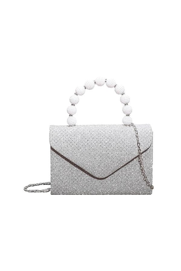 FUZYXIH Sac à bandoulière étincelant pour mariage, cocktail, soirée, banquet, sac à main pour femme, sac à main enveloppe, po