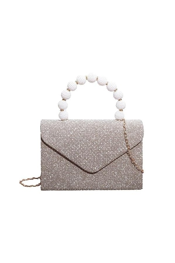 FUZYXIH Sac à bandoulière étincelant pour mariage, cocktail, soirée, banquet, sac à main pour femme, sac à main enveloppe, po
