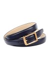 Anthoni Crown Ledergürtel Ceinture, Dunkelblau, 90 Femme