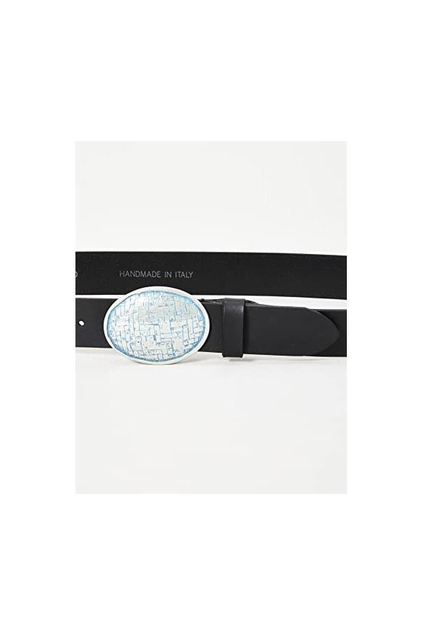 MGM Grand Oval Mesh, Ceinture Femme, Noir schwarz-cielo 9 , 80 cm