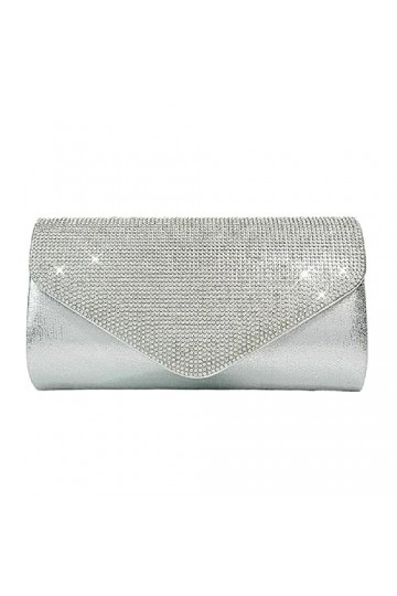 FUZYXIH Sac à bandoulière 2023 pour mariage, cocktail, soirée, banquet, fête, banquet, mariage, Argenté.