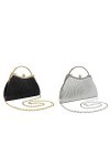 FUZYXIH Sac à bandoulière pour fille et femme - Sac de soirée formel plissé - Sac à main pour femme - Sac fourre-tout tendanc