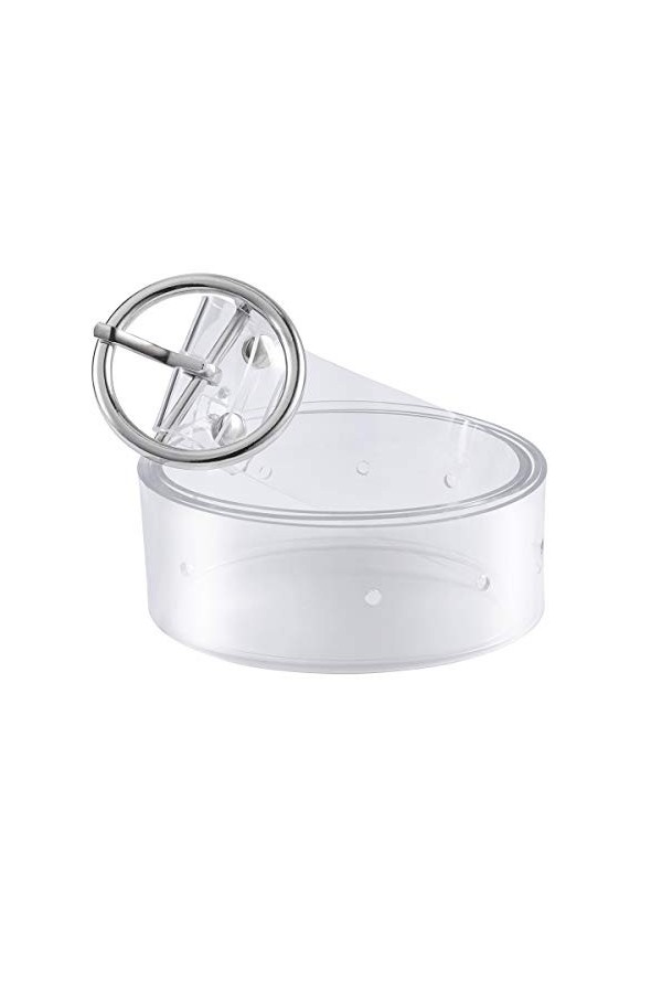 FENICAL Ceinture Joker en résine et plastique transparent pour femme